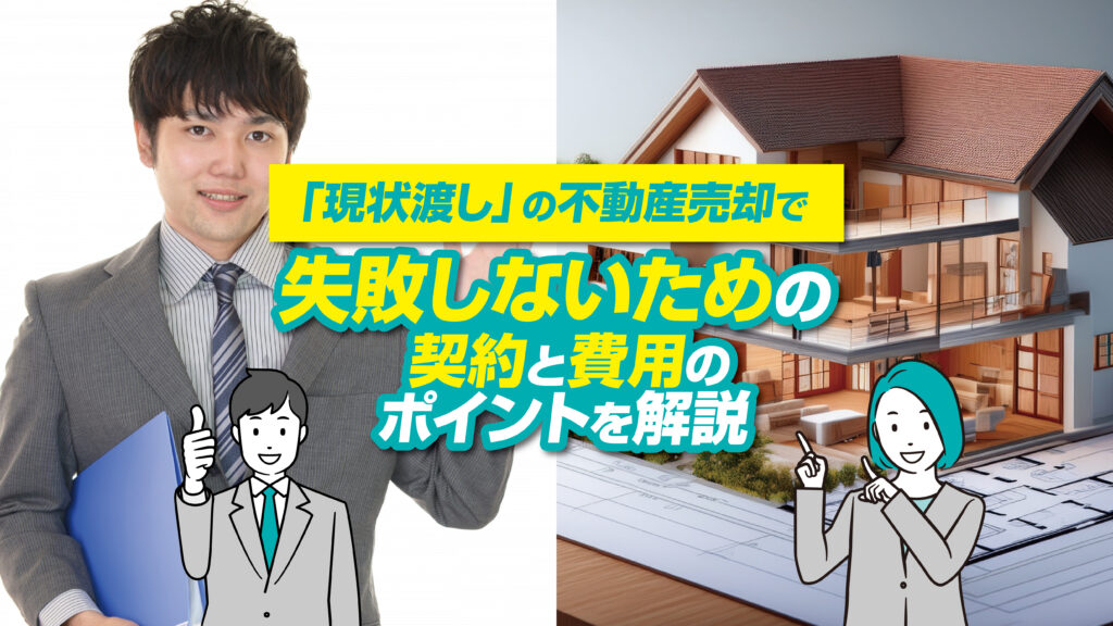 「現状渡し」の不動産売却で失敗しないための契約と費用のポイントを解説